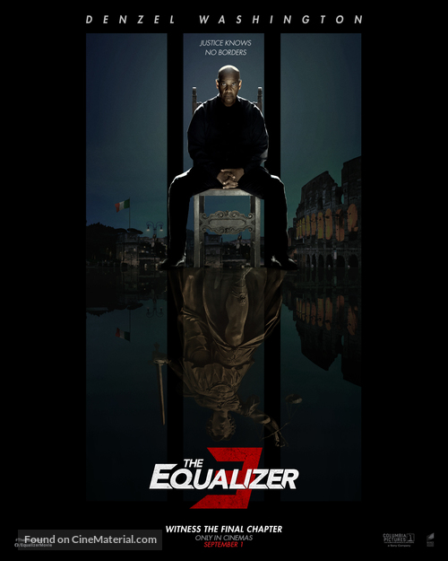 The Equalizer 3 - Irish Movie Poster