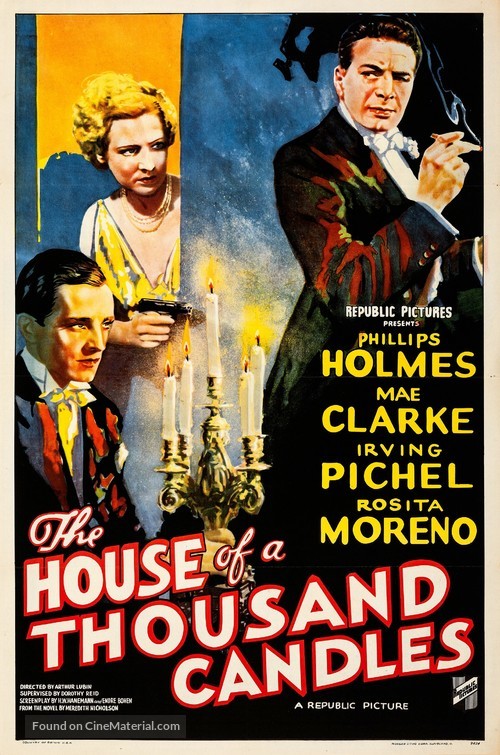 The House of a Thousand Candles - Movie Poster