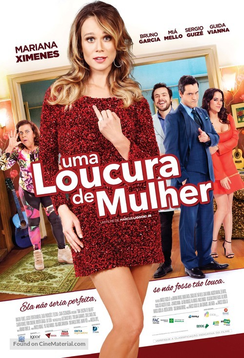 Uma Loucura de Mulher - Brazilian Movie Poster