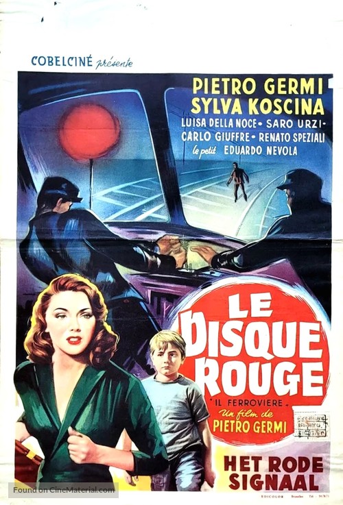 Il ferroviere - Belgian Movie Poster