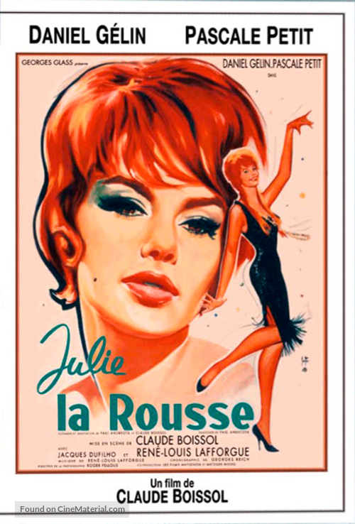 Julie la rousse - French DVD movie cover