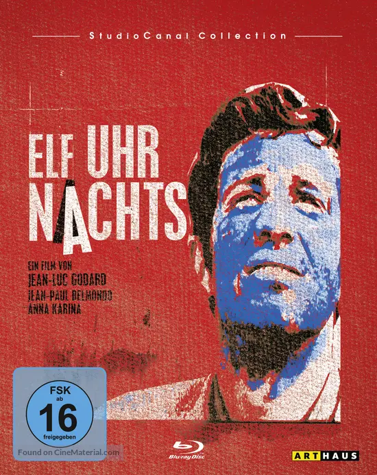 Pierrot le fou - German Blu-Ray movie cover