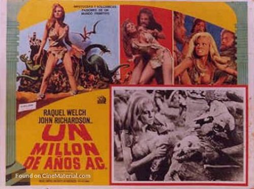One Million Years B.C. - Mexican Movie Poster