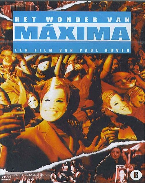 Het wonder van M&aacute;xima - Dutch DVD movie cover