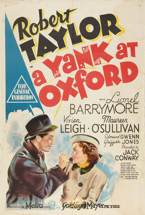 A Yank at Oxford - Australian Movie Poster