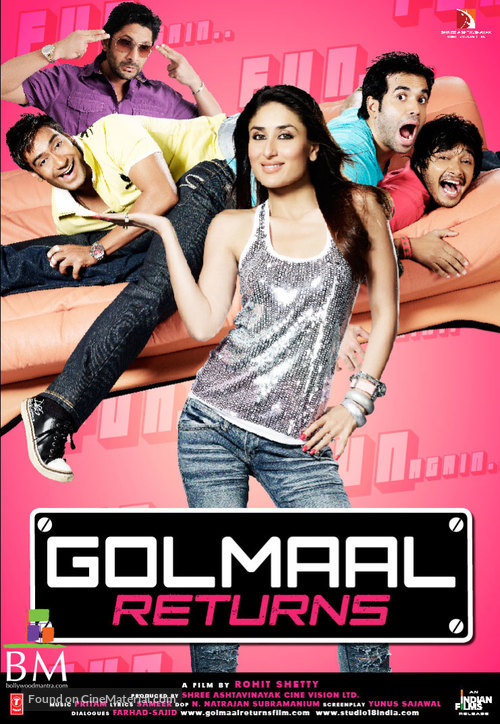 Golmaal Returns - Indian Movie Poster