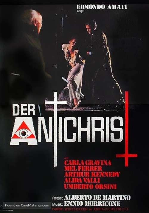 L&#039;anticristo - German Movie Poster