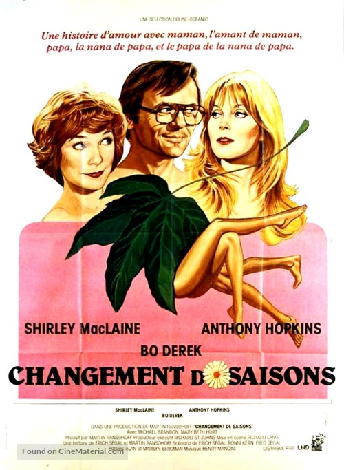 A Change of Seasons - French Movie Poster