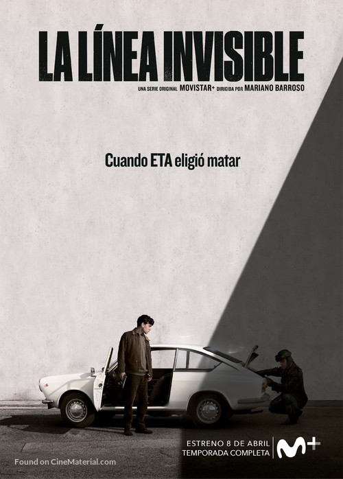 &quot;La l&iacute;nea invisible&quot; - Spanish Movie Poster