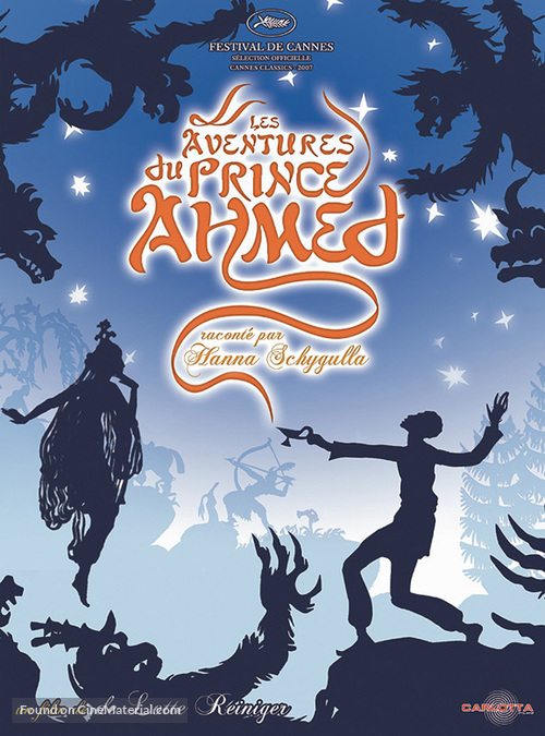 Die Abenteuer des Prinzen Achmed - French Movie Cover