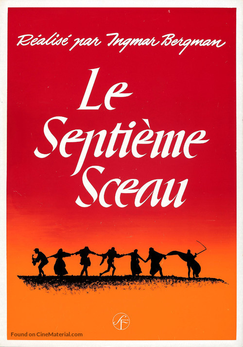 Det sjunde inseglet - French Movie Poster