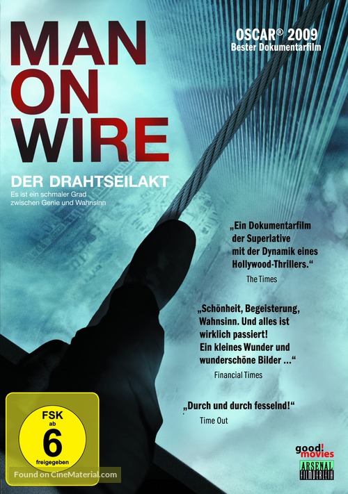 Man on Wire - German DVD movie cover