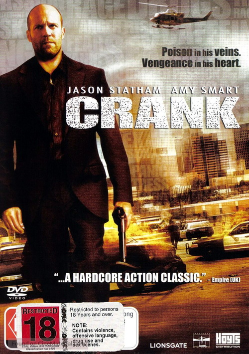 Crank - New Zealand Movie Cover