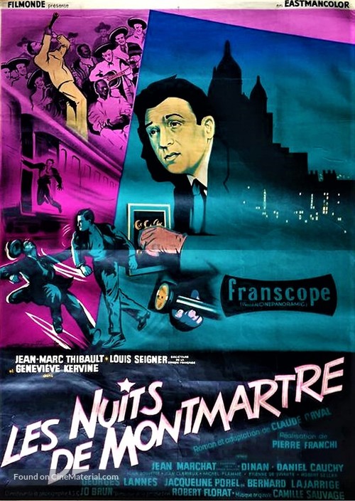 Les nuits de Montmartre - French Movie Poster