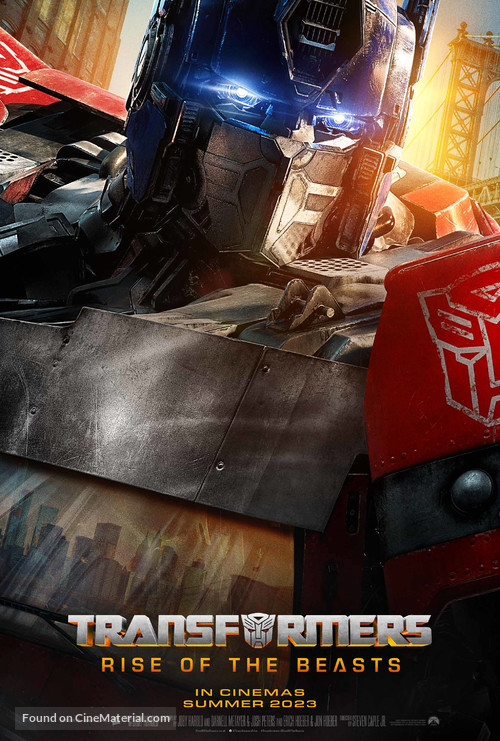 Transformers: Rise of the Beasts - British Movie Poster