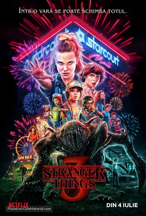 &quot;Stranger Things&quot; - Romanian Movie Poster