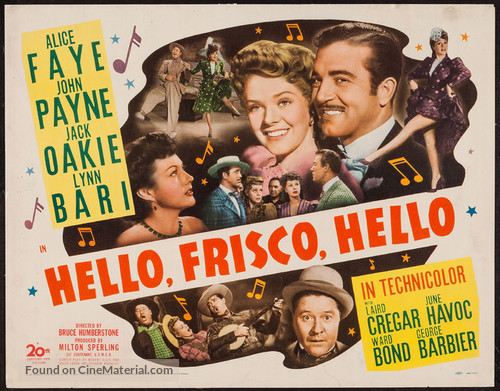 Hello Frisco, Hello - Movie Poster