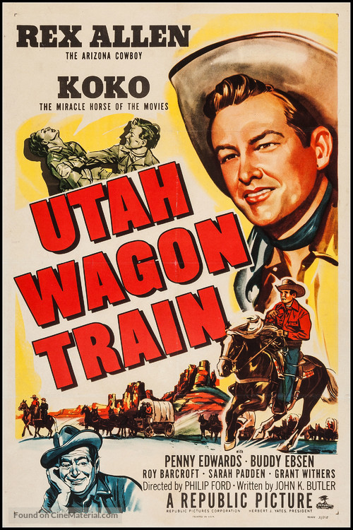 Utah Wagon Train - Movie Poster