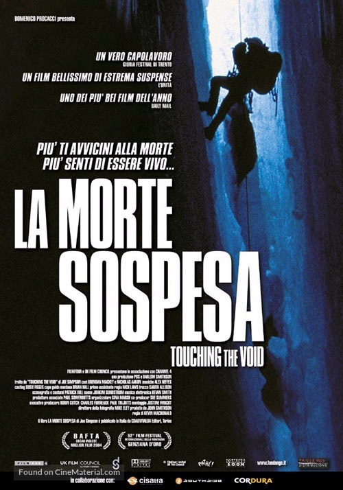 Touching the Void - Italian poster