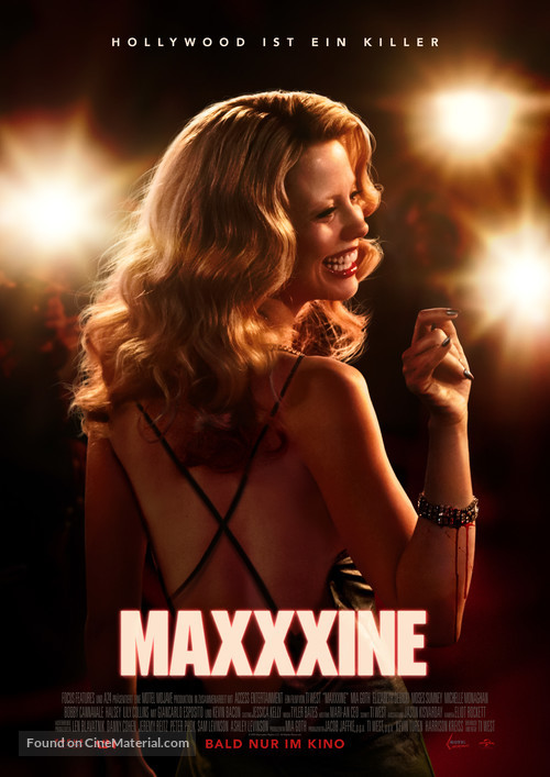 MaXXXine - German Movie Poster