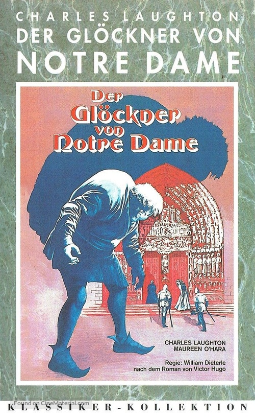 The Hunchback of Notre Dame - German VHS movie cover