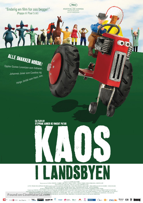 Panique au village - Norwegian Movie Poster