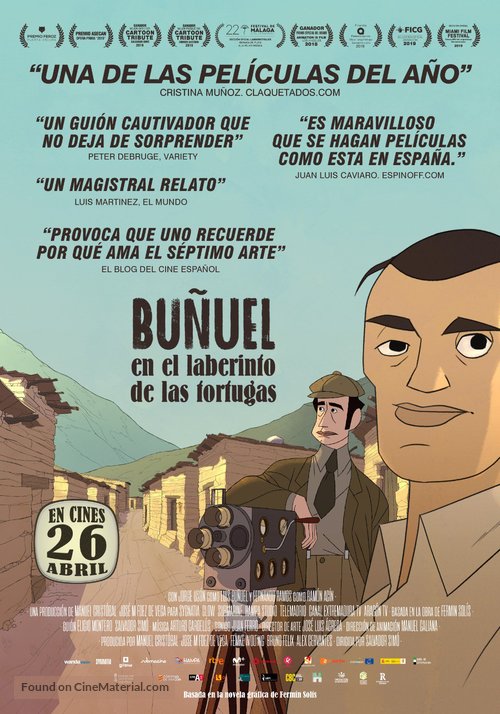 Bu&ntilde;uel en el laberinto de las tortugas - Spanish Movie Poster