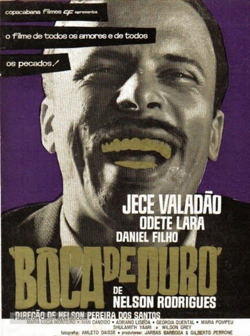 Boca de Ouro - Brazilian Movie Poster