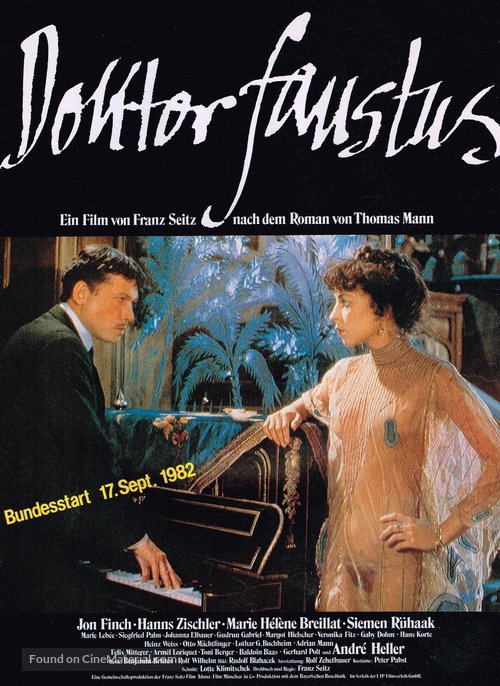 Doktor Faustus - German Movie Poster