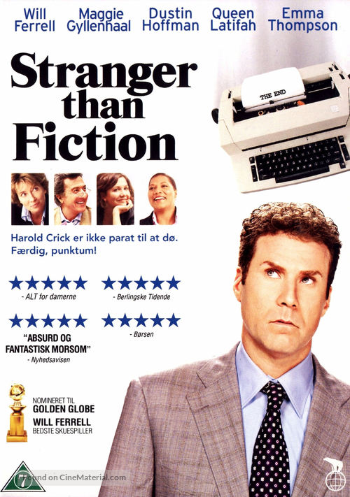 Stranger Than Fiction - Danish DVD movie cover