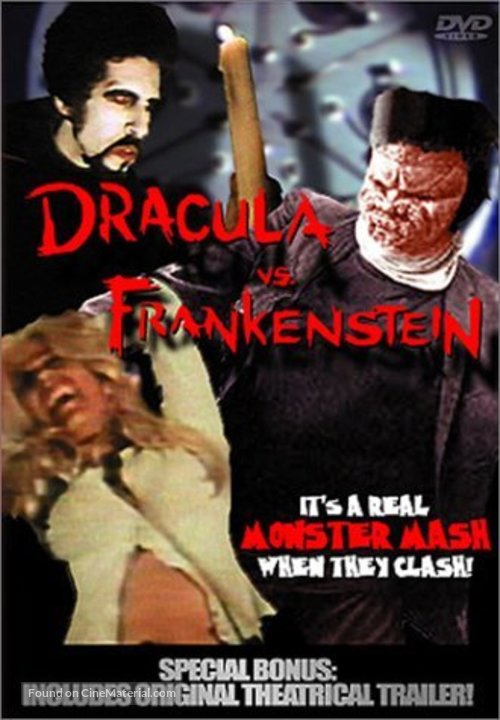 Dracula Vs. Frankenstein - DVD movie cover