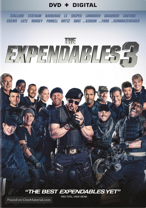 The Expendables 3 - DVD movie cover