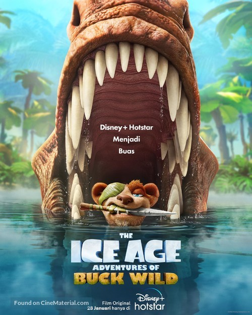 The Ice Age Adventures of Buck Wild - Indonesian Movie Poster