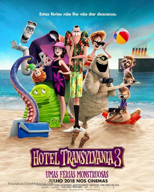 Hotel Transylvania 3: Summer Vacation - Portuguese Movie Poster