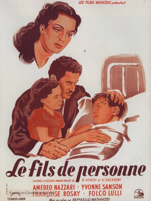 I figli di nessuno - French Movie Poster