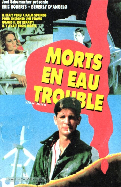 Slow Burn - French VHS movie cover