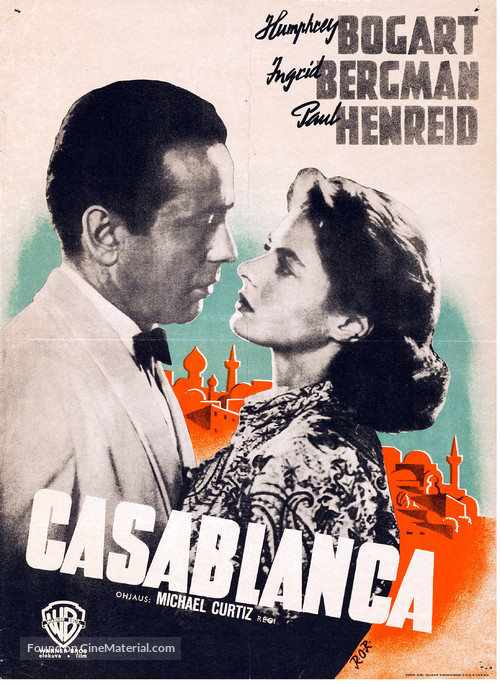 Casablanca - Finnish Movie Poster