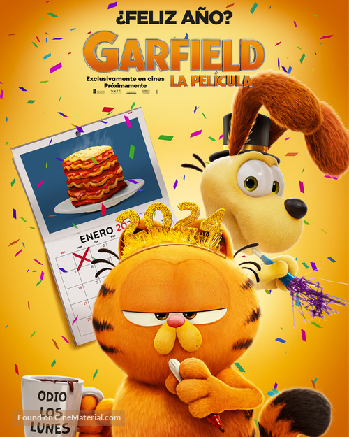 The Garfield Movie - Spanish Movie Poster