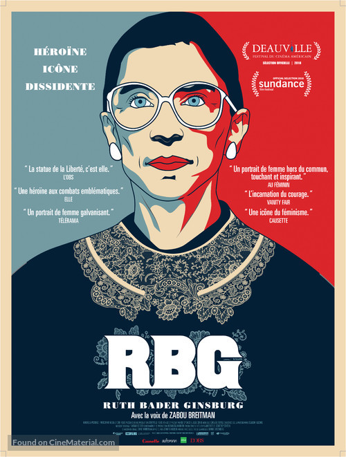 RBG - French Movie Poster