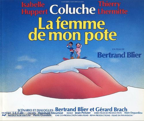 Femme de mon pote, La - French Movie Poster