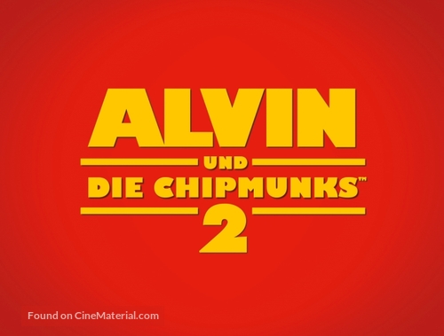 Alvin and the Chipmunks: The Squeakquel - German Logo