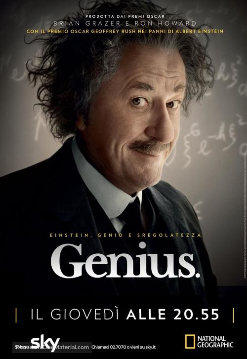 &quot;Genius&quot; - Italian Movie Poster