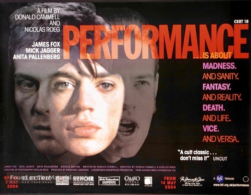 Performance - British Movie Poster