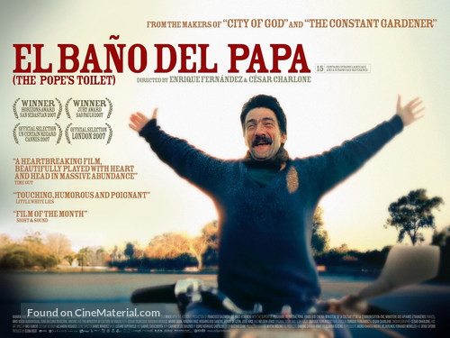 El ba&ntilde;o del Papa - British Movie Poster