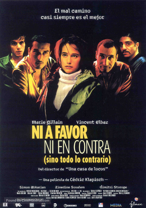 Ni pour, ni contre (bien au contraire) - Spanish Movie Poster