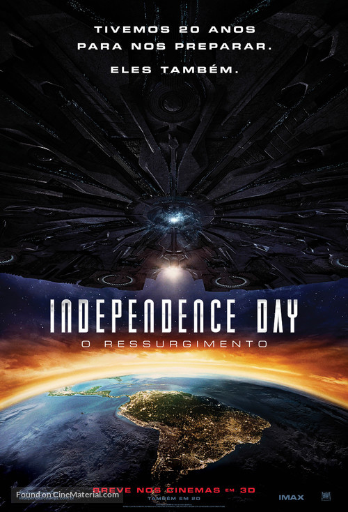 Independence Day: Resurgence - Brazilian Movie Poster