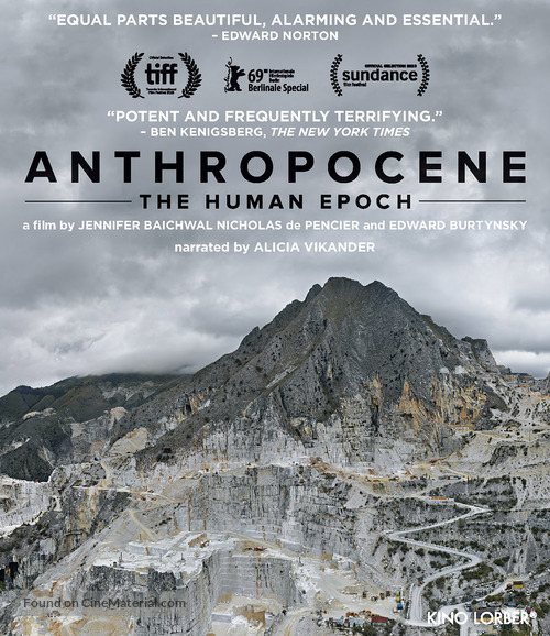 Anthropocene: The Human Epoch - Blu-Ray movie cover