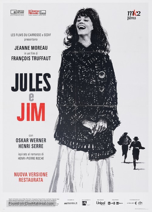Jules Et Jim - Italian Re-release movie poster
