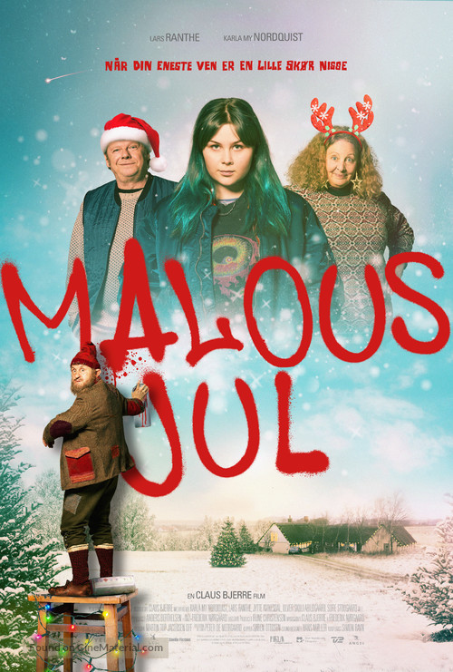 Malous jul - Danish Movie Poster