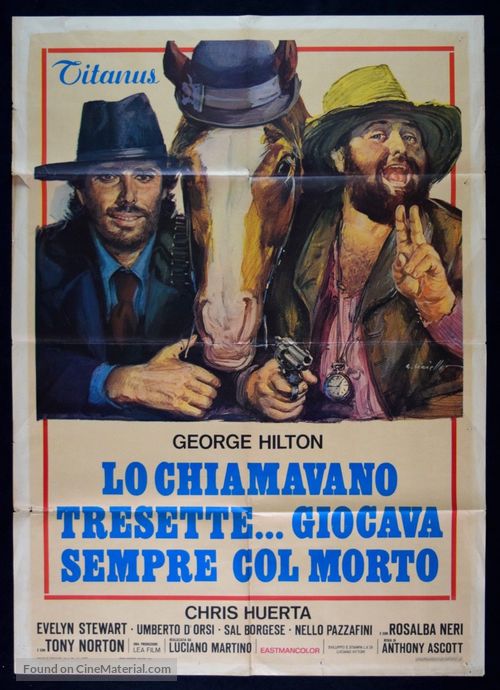 Lo chiamavano Tresette... giocava sempre col morto - Italian Movie Poster